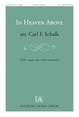 In Heaven Above SATB choral sheet music cover